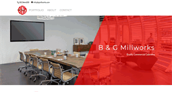 Desktop Screenshot of bgmillworks.com